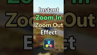 INSTANT Zoom In Zoom Out Effect in DaVinci Resolve NOW