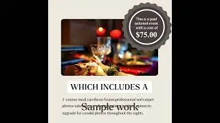 Motion Flyer for Event Dinner