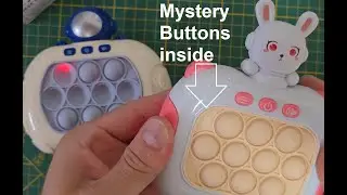 Fidget toy teardown, mystery buttons