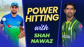 Shah Nawaz Dahani Unleashes Batting Fury: Power Hits in Practice! 😂 | #shahnawazdahani #cricket