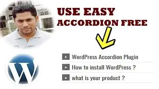 How to use Easy Accordion Free Wordpress plugin | accordions use in pages