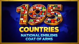 195 Countries National Emblems & Coat of Arms Explained 🌍