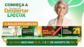 🍃 Mude sua saúde de forma COMPLETA com a Semana do Despertar Detox!