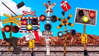 【踏切アニメ】物々交換をするふみきりカンカン😂😂😂The Railroad Crossing That Trades Items!!