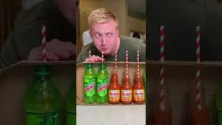 Mountain Dew Hot Sauce Roulette! #shorts #game #challenge #prank