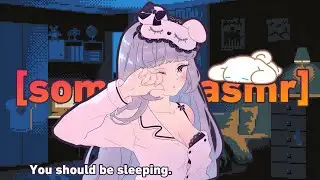 [F4A] A Call to Sleep [Phone Call][GF Speaker][Gentle][Comfort][Sleep Aid][2hr Nap][Muffled Storm]