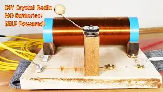Crystal Radio-How To Make The Best/Easiest One - No Batteries, No External Power 2024 (4K)