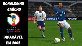 ⚽️GAMEPLAY PES 6 (PC) - O BRUXO DEITOU NO JOGO: INGLATERRA x BRASIL COPA 2002! 🎮 #BZERO 60 FPS