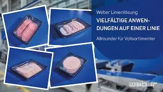 Flexible Weber Linienlösung für vielfältige Anwendungen | weSLICE 4500, SmartPicker, wePACK 7000