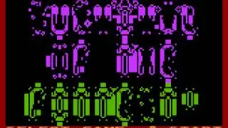 survival of the fittest! title screen for Atari 8-bit