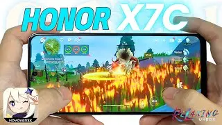 Honor X7c Genshin Impact Gaming review | FPS & Battery Drain test