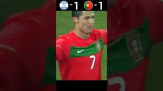 Argentina vs Portugal 2011 Friendly Match Highlights | Ronaldo X Messi | #youtube #shorts #football