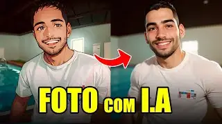 INTELIGÊNCIA ARTIFICIAL TRANSFORMA SUAS FOTOS - DESENHO, 3D, STUDIO
