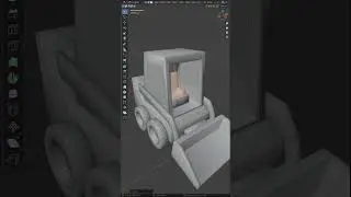 [Skid Loader] Blender Low Poly Modeling Day 364/365 