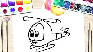 HELICOPTER How to draw a helicopter