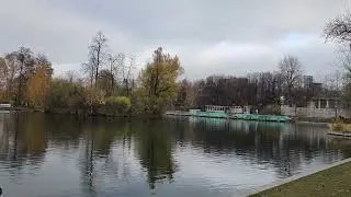 Москва. Большой Голицынский пруд. Парк Горького. Ноябрь 2022 года.