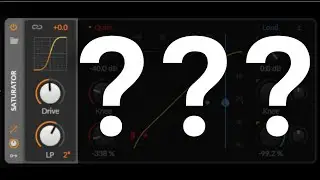 How to actually use Bitwigs Saturator