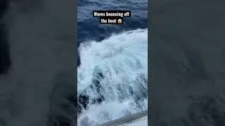 Some waves were almost 4 stories high 😳🤯 #shorts #ocean