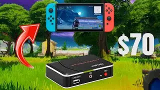CHEAPEST Way To RECORD On Nintendo Switch! (70$ Capture Card)(NO LAPTOP NEEDED) (Agptek HD Capture)