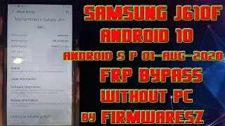 Samsung J6 Plus J610F || Android 10 || Binary U5 || Frp Bypass || Apps Not Installing Problem Solved