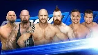 Triple Threat tag team action Smackdown live 8/28/18 - WWE Smackdown 28 August 2018 HD