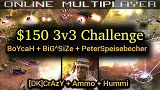 $150 3v3 Challenge: The Giants in a Best-of 11 | C&C Generals Zero Hour