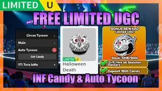 [🎃FREE LIMITED UGC] Circus Tycoon Script • Infiinite Candies • Auto Tycoon [Roblox 2023]