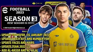 eFootball 2023 Pes PPSSPP SEASON 3 | Update New Transfer