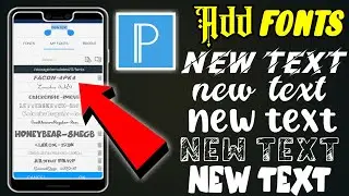 How To Install Custom Fonts In Pixellab || How to Add Fonts in Pixellab