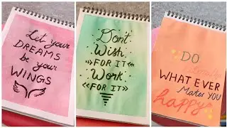 3 easy Painting with Quote 🎨✨| Artwork with Sara❤️
