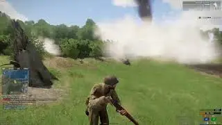 Running Away From Enemy Tank - Spearhead 1944 (Arma 3)