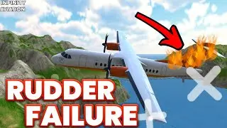 RUDDER FAILURE IN TFS | FULL FLIGHT - IS IT POSSIBLE? | Turboprop Flight Simulator