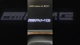 #AMG menu on #Mercedes #W221