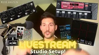 My Livestream Studio Setup for Twitch and Periscope! (One Man Jam Pop Band Live-Looping)