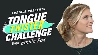 Emilia Fox takes on the Audible Tongue Twister Challenge