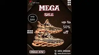 Shoes Poster Design in Figma 