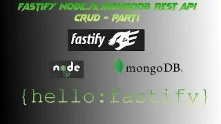*2022* fastify mongodb REST API CRUD - Part1