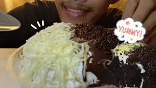 CHEESE & CHOCOLATE CAKE MUKBANG ASMR🧀🍫🍰 //  Kek dua benua