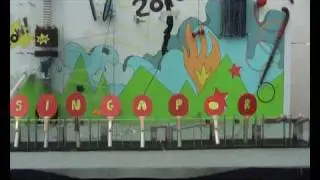 Singapore 2010 Logo Launch Mechanism - Behind backstage!