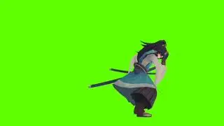GREEN SCREEN SAMURAI XX