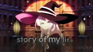 AMV Typography - Story of my life Elaina Majo No Tabitabi Remake 