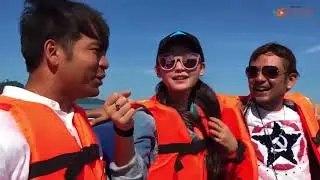 ေနမင္း၊ ရဲတိုက္ ႏွင့္ ေခး ခင္၀င့္၀ါ တို႔ရဲ႕ ေလွေပၚက ေပ်ာ္ရႊင္စရာအခိုက္အတန္႔မ်ား