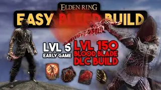 Make The FASTEST BLEED Build in Elden Ring! - OP Reduvia Dagger Bleed Build - All Game DLC Build!