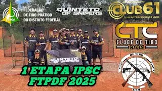 1 etapa do campeonato de IPSC 2025 da FTPDF.