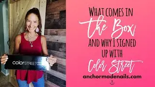 What comes in "THE BOX" and why I signed up with Color Street!
