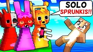 ¡UN ZORRO en una ISLA de SOLO SPRUNKIS MALVADOS!