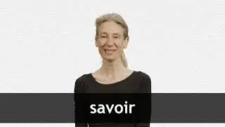 How to pronounce SAVOIR in French