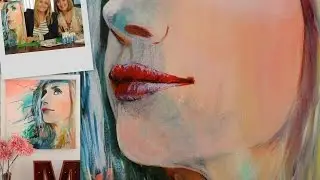 Pintar un retrato a partir de una Fotografia - Pintar en Acrilico -