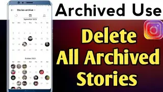 How To Delete All Archived Stories On Instagram | Instagram Archived Feature Use in Tamil | Archive