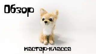 Обзор мастер-класса по валянию из шерсти собачки чихуахуа.